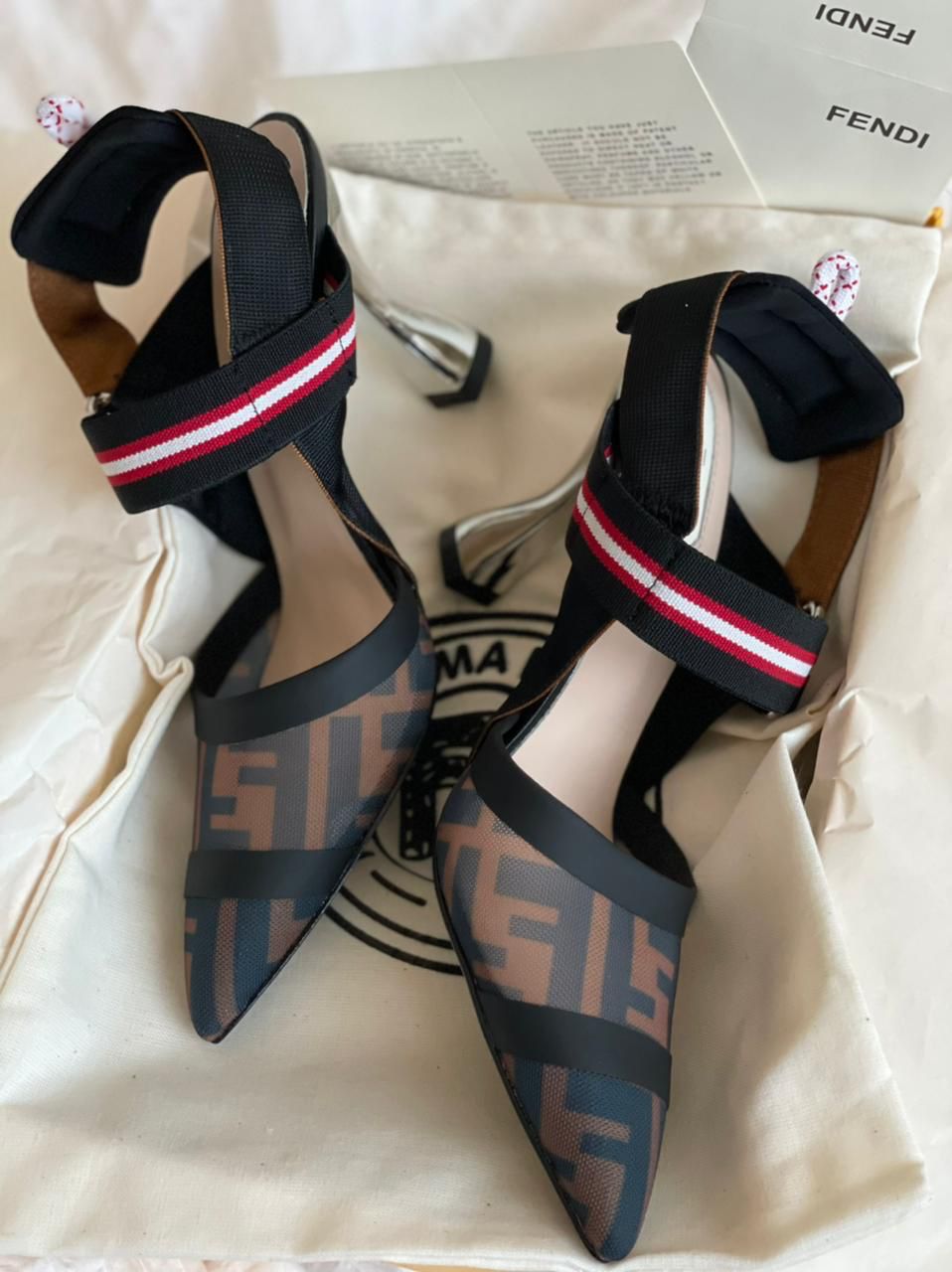 Fendi Colibrì slingback shoes