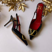 Valentino Garavani VLogo Slingback Shoes