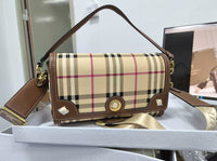 Burberry Vintage Check logo-plaque shoulder bag