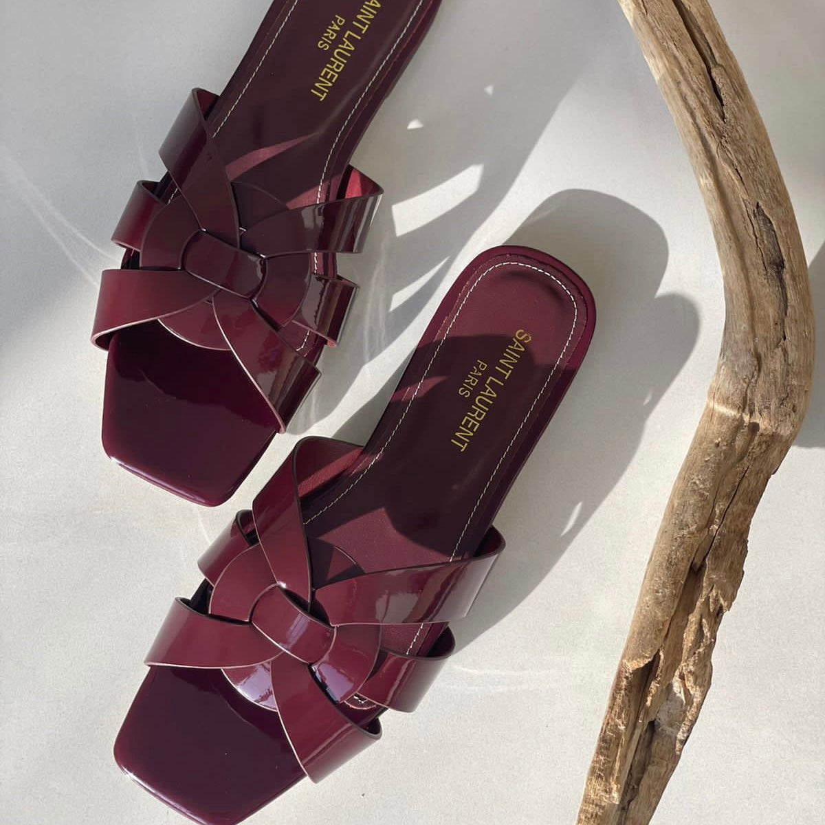 YSL Tribute Patent Leather Shoes