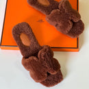 Hermès Oran Shearling Shoes