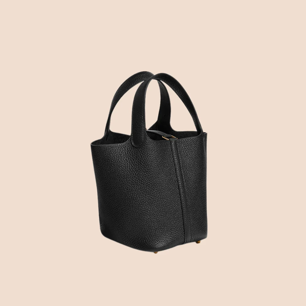 Etoupe Luxe Lock Tote