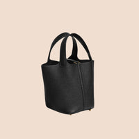 Etoupe Luxe Lock Tote