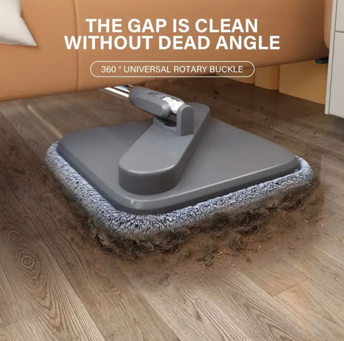 Spin Square Mop + 2 Microfiber Square Pads