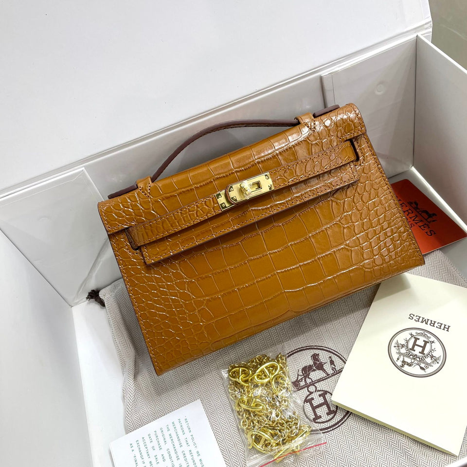 Hermes Kelly Crocodile Small 22Cm Bag