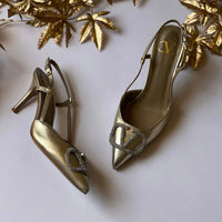 Valentino Garavani VLogo Slingback Shoes