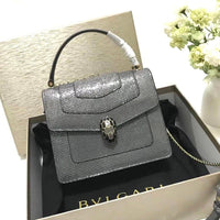 Bvlgari Serpenti Forever Snake Leather Bag