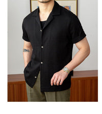 [Premium] Cuban Seersucker Shirt