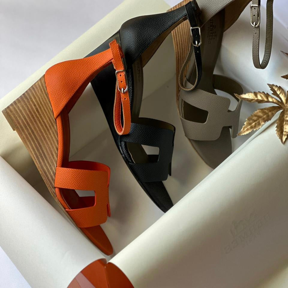 Hermès Oran Wedge Shoes