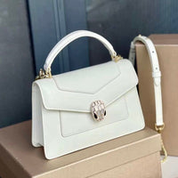 BVlgari Serpenti Forever Top Handel Soft leather Bag