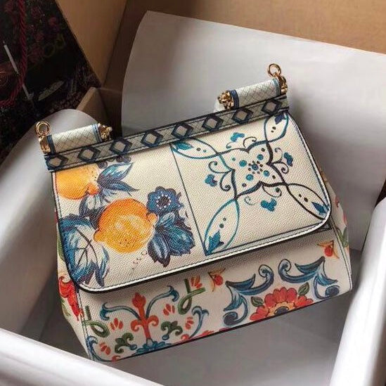 Dolce & Gabbana Sicily Floral-printed Shoulder Bag