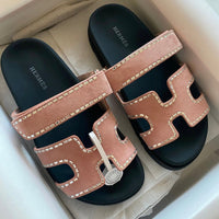 Hermès Chypre Shoes with Crystals