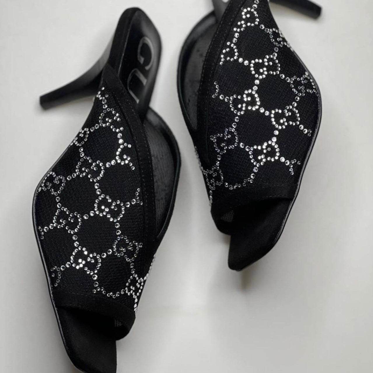 Gucci Crystal Monogram Shoes