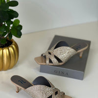 Gina London Crystal-Embellished Kitten Heel Shoes