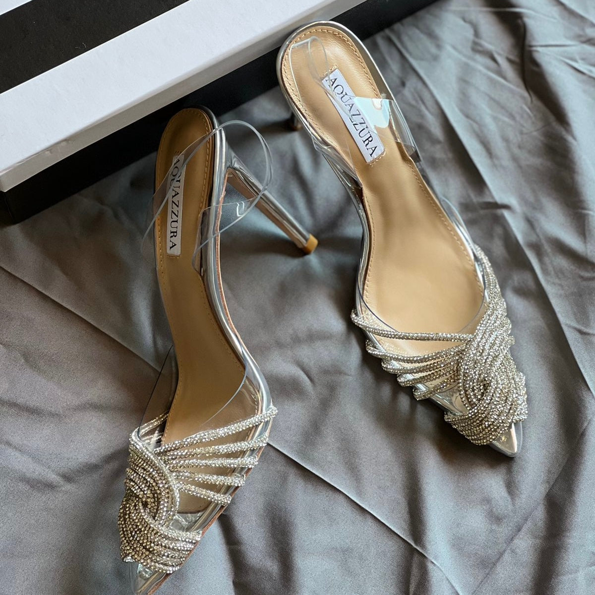 Aquazzura So Nude Plexi Shoes