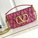 Valentino Garavani Small Locò Toile Cotton Bag