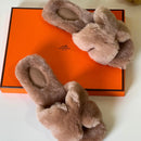 Hermès Oran Shearling Shoes