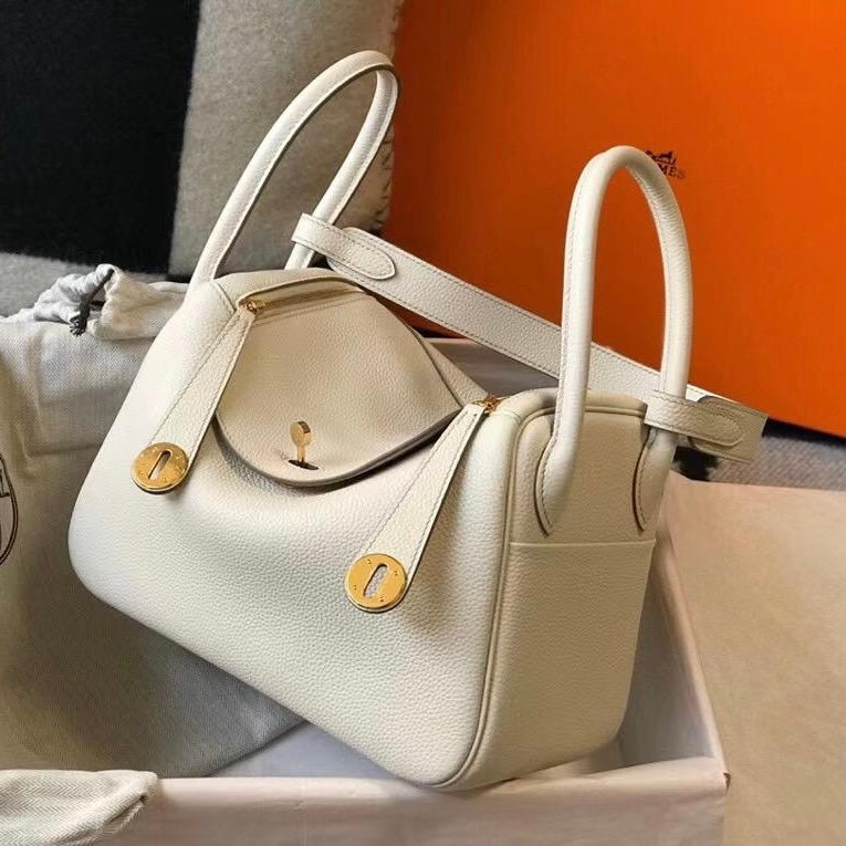 Hermes Lindy Ostrich Bag
