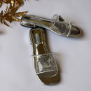 Prada Rubber Logo Slide Shoes