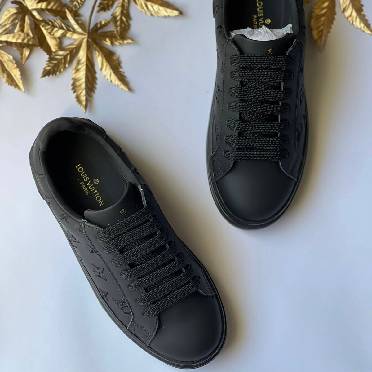 Louis Vuitton Luxembourg Shoes in Monogram Embossed Leather