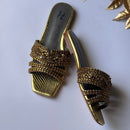 Gina London crystal embellished shoes