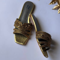 Gina London crystal embellished shoes