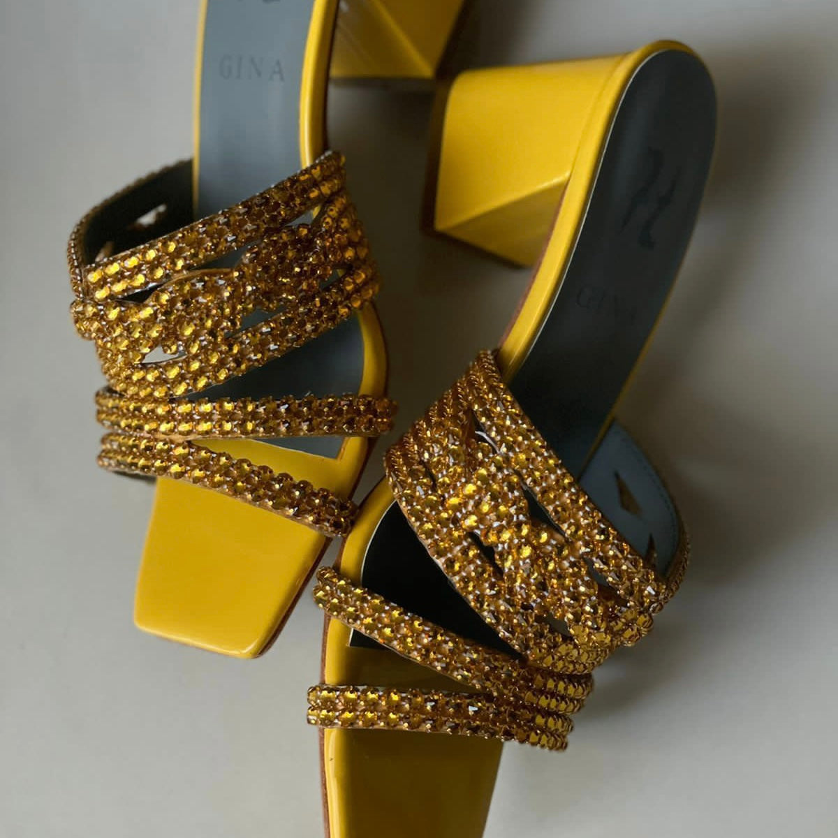 Gina London block heel shoes