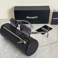 Chrome Hearts Silver Dagger Shield Sunglasses