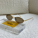 Fendi FE40025U Rimless Oval Sunglasses