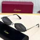 Cartier CT0190S Rimless Panther Sunglasses