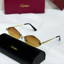 Cartier CT0190S Rimless Panther Sunglasses