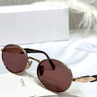 Prada Oval Metal Sunglasses – PR 64XS Style