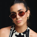Prada Oval Metal Sunglasses – PR 64XS Style