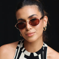 Prada Oval Metal Sunglasses – PR 64XS Style