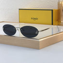 Fendi FE40090U Oval Rimless Sunglasses
