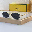 Fendi FE40090U Oval Rimless Sunglasses