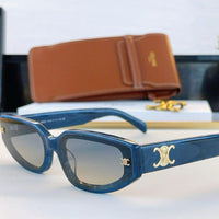 Celine Triomphe Black Cat-Eye Sunglasses