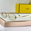 Fendi FE40109I Oval Rimless Sunglasses