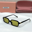 Miu Miu Slim Rectangle Frame Sunglasses