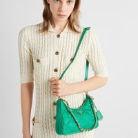 Prada Re-Edition 1995 Chaine Mini in Green Re-Nylon Bag