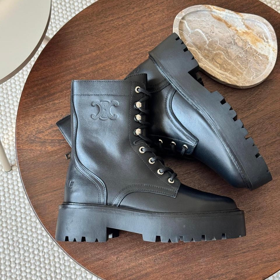black full leather / 36