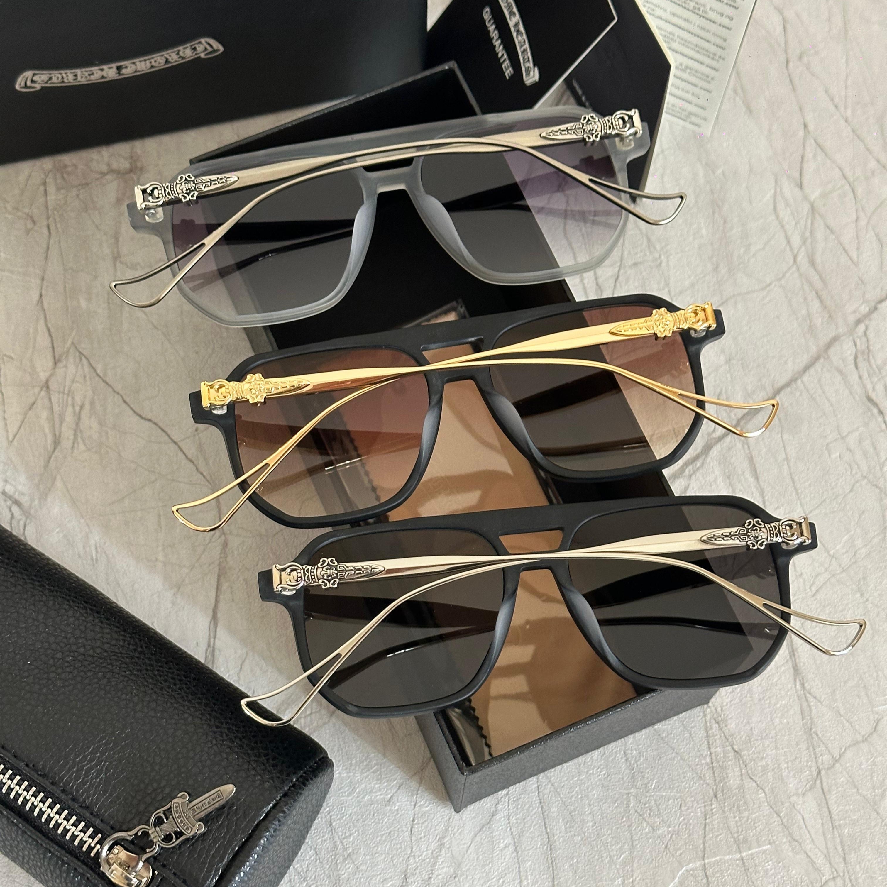 Chrome Hearts Boxy-Aviator Sunglasses