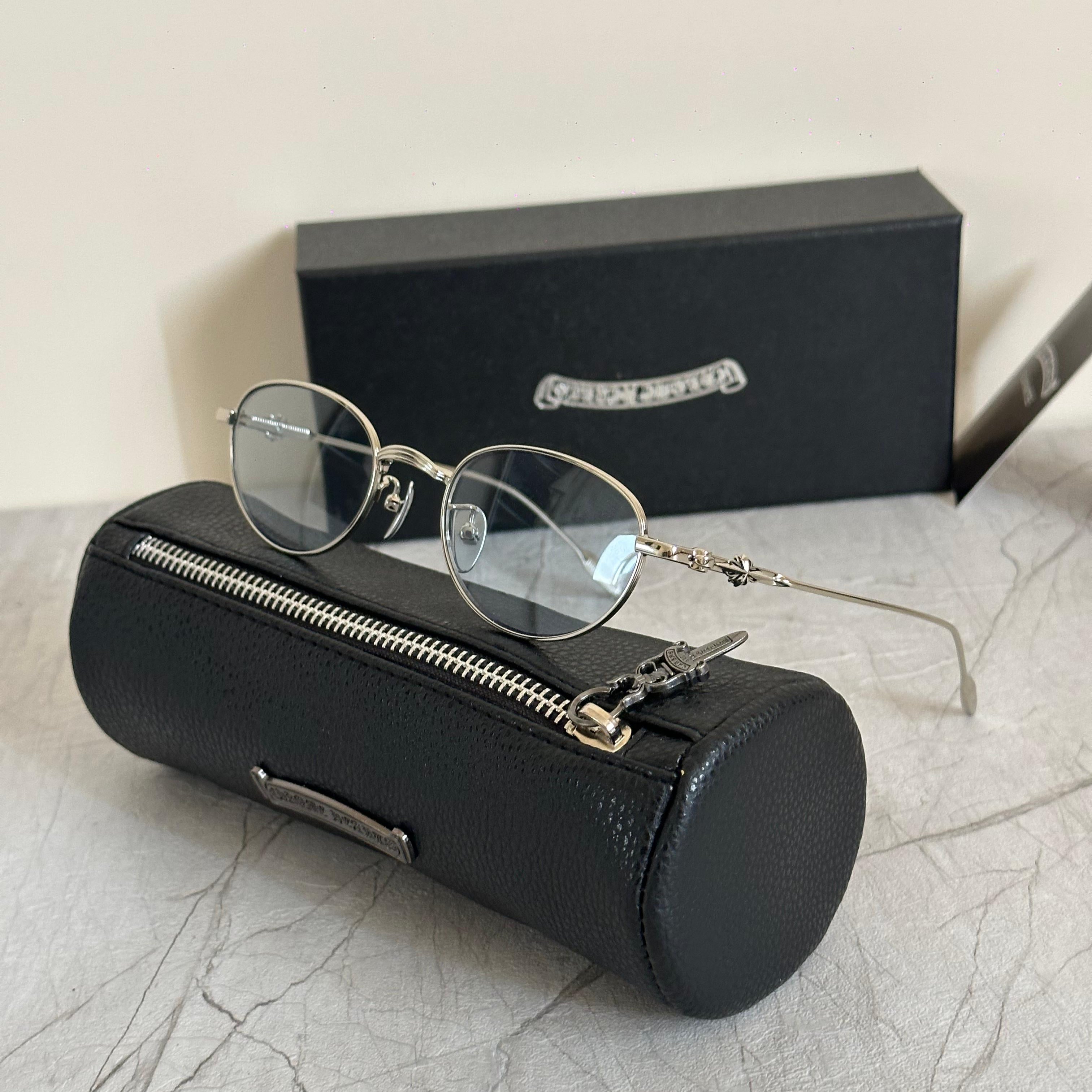 Chrome Hearts Braided Plus Oval Sunglasses