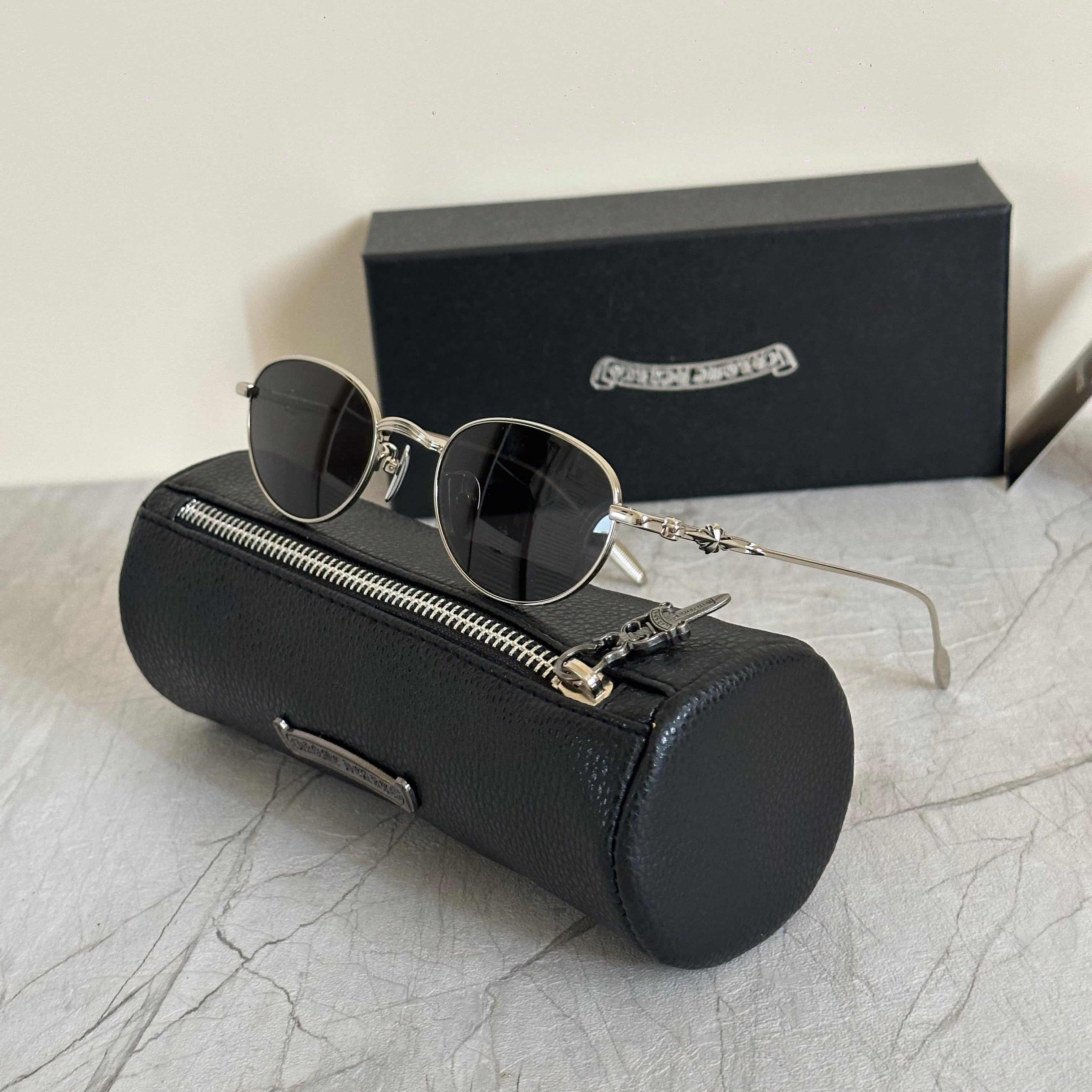 Chrome Hearts Braided Plus Oval Sunglasses