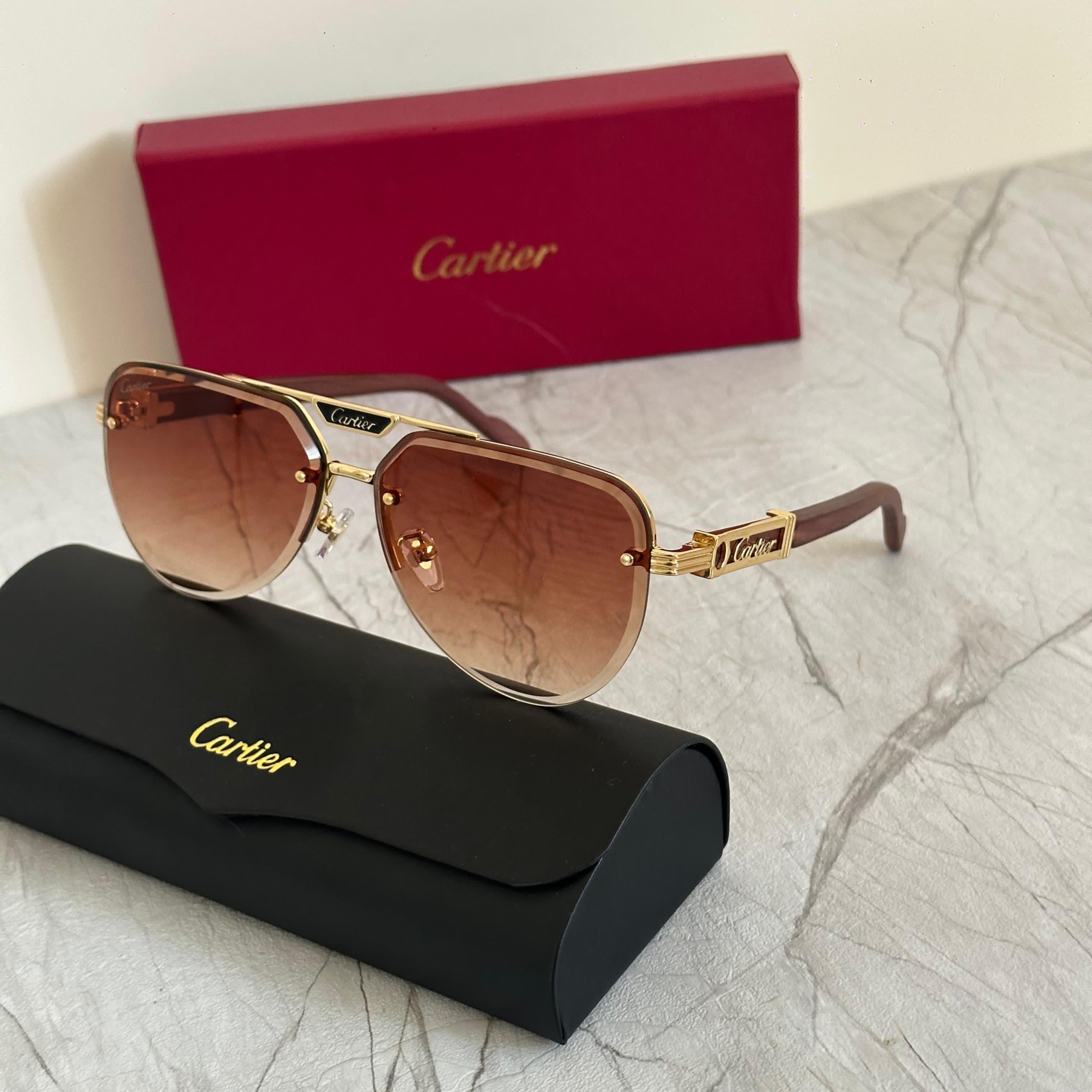 Cartier CT0065S Santos de Cartier Sunglasses