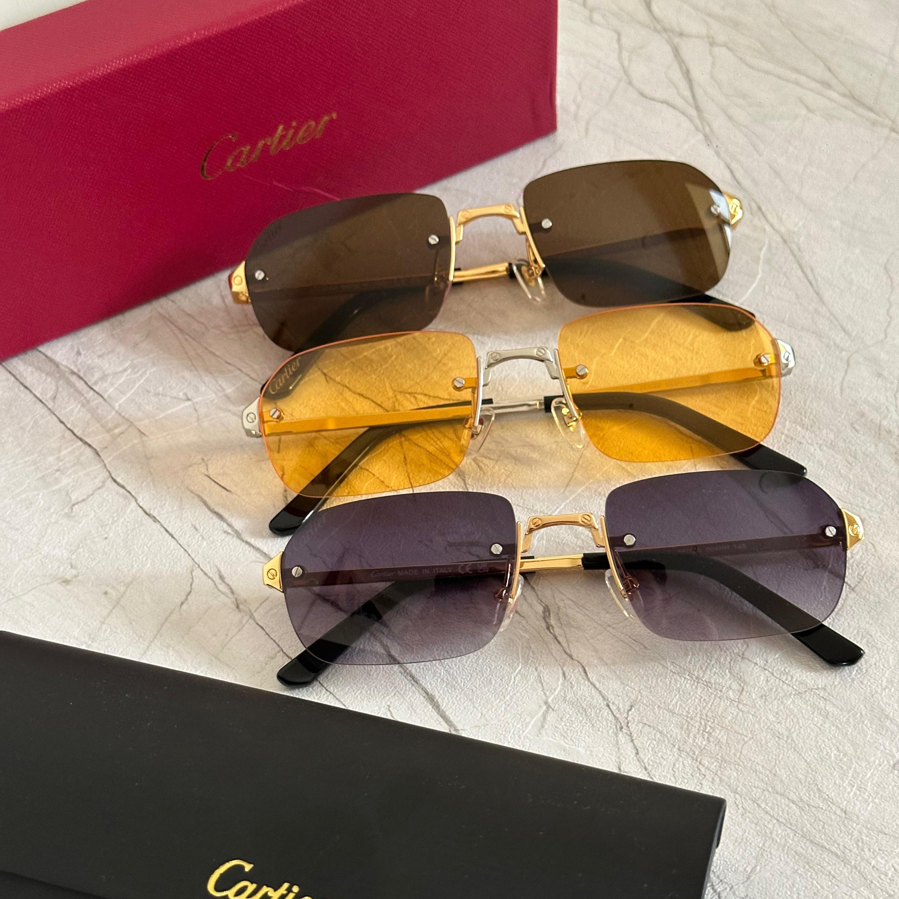 Cartier CT0092S Santos de Cartier Sunglasses