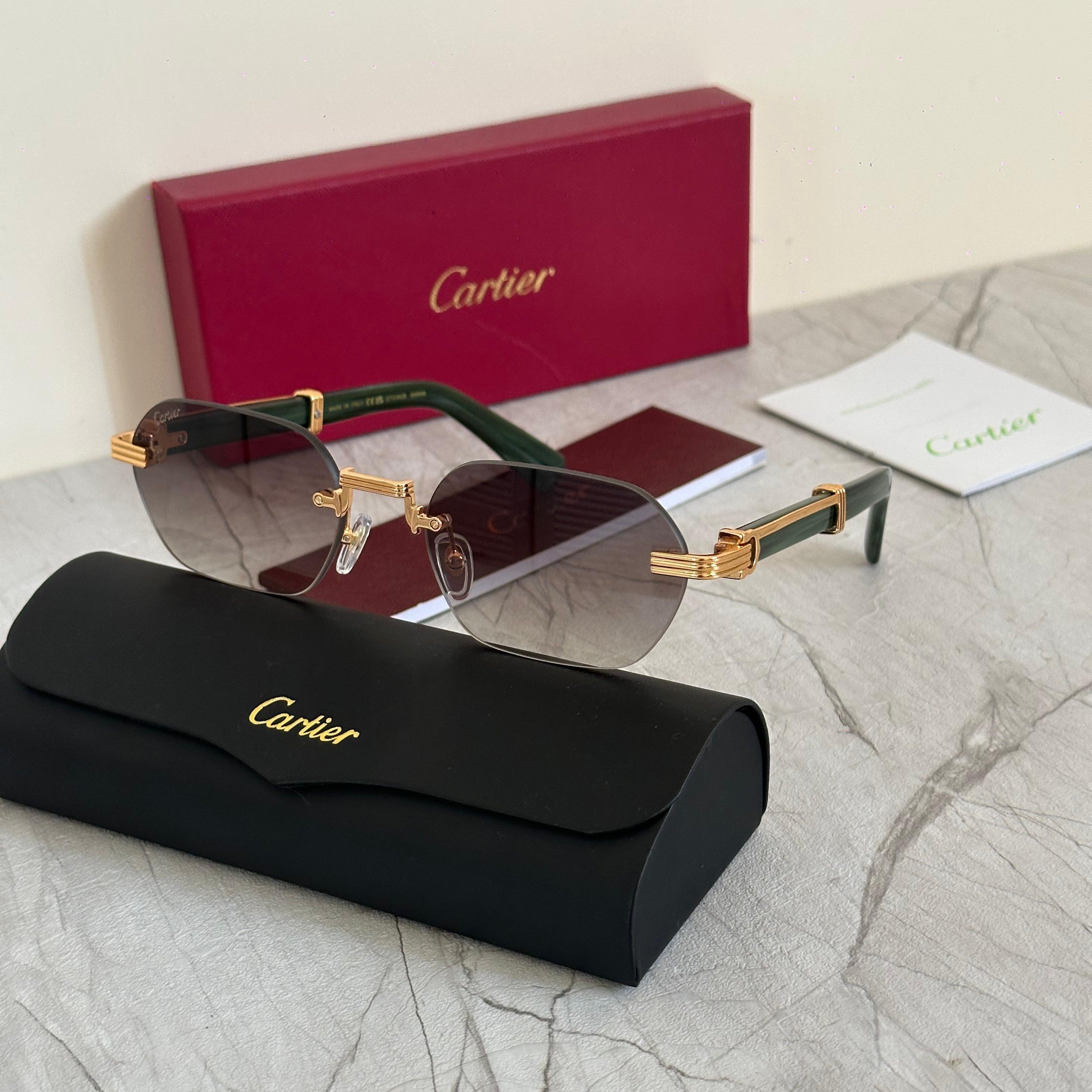Cartier CT0422S Rimless Sunglasses