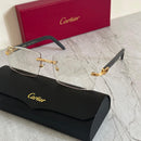 Cartier CT0046S Rimless Gradient Sunglasses