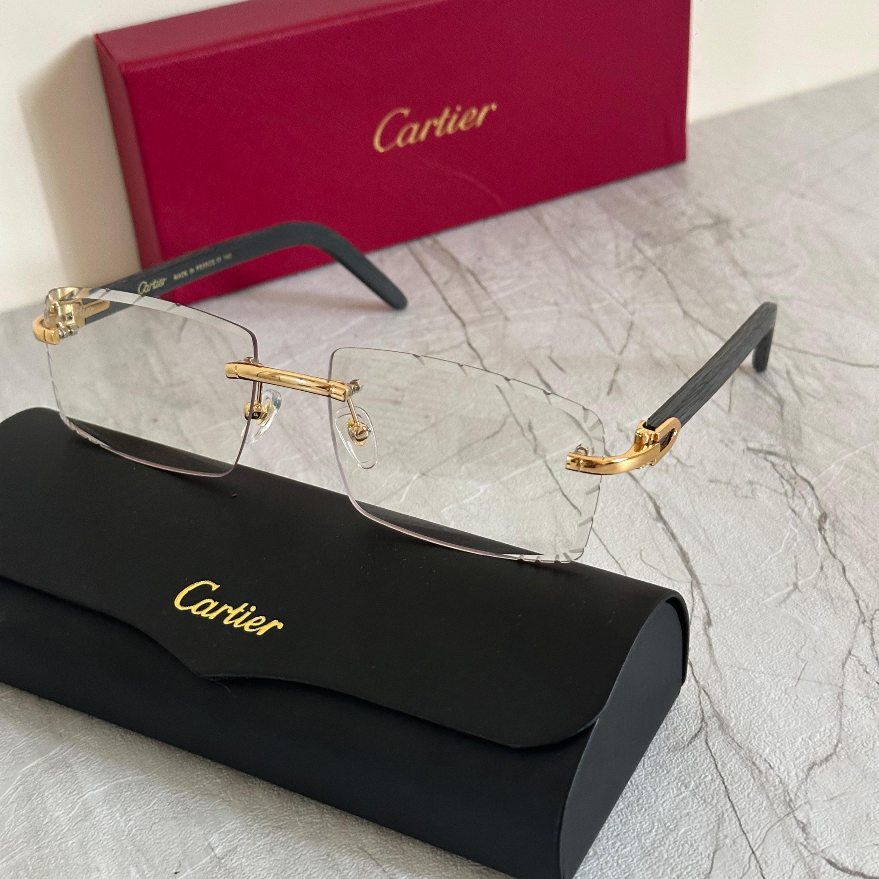 Cartier CT0046S Rimless Gradient Sunglasses