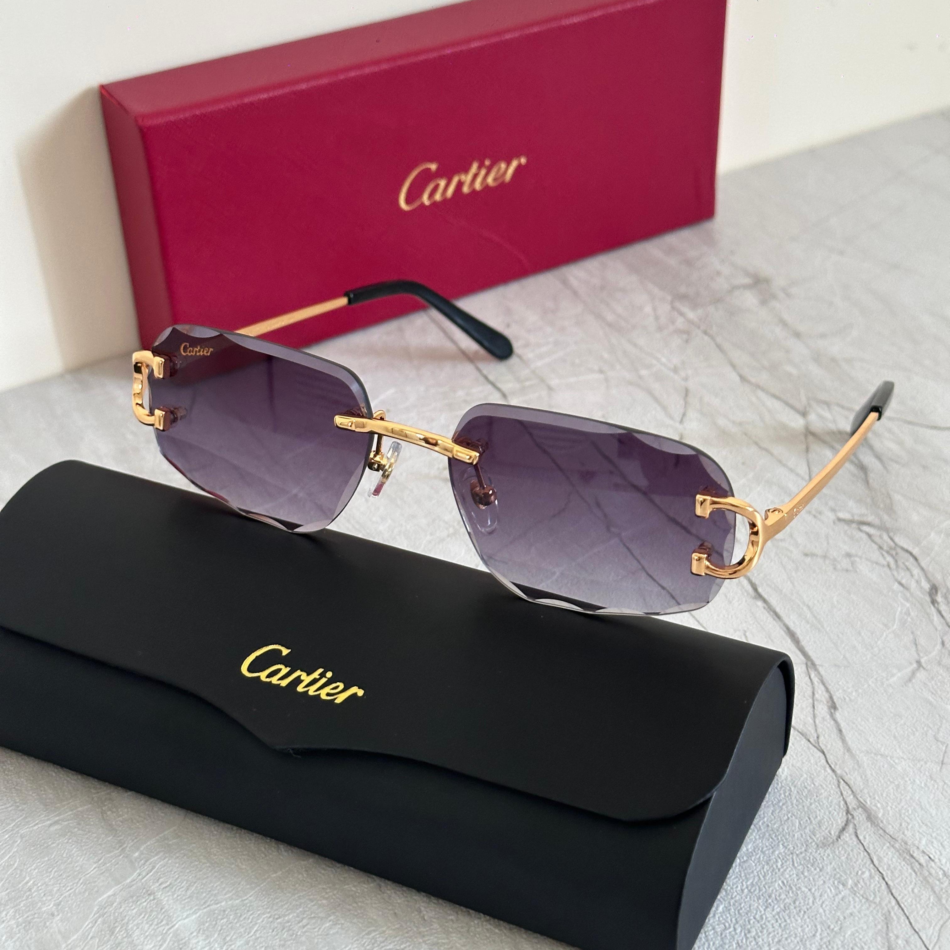 Cartier CT0226S Rimless Sunglasses